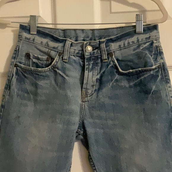 Bullhead young men’s jeans bundle. 2 blue jeans 100 percent cotton, 1 tan jeans - Picture 8 of 16